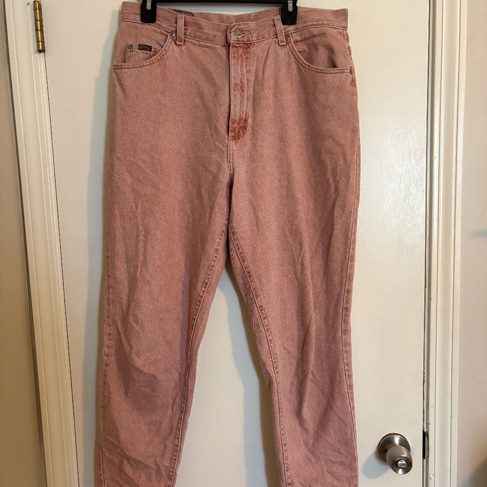 *RARE* Red Vintage Riders High-rise Straight Leg Jeans